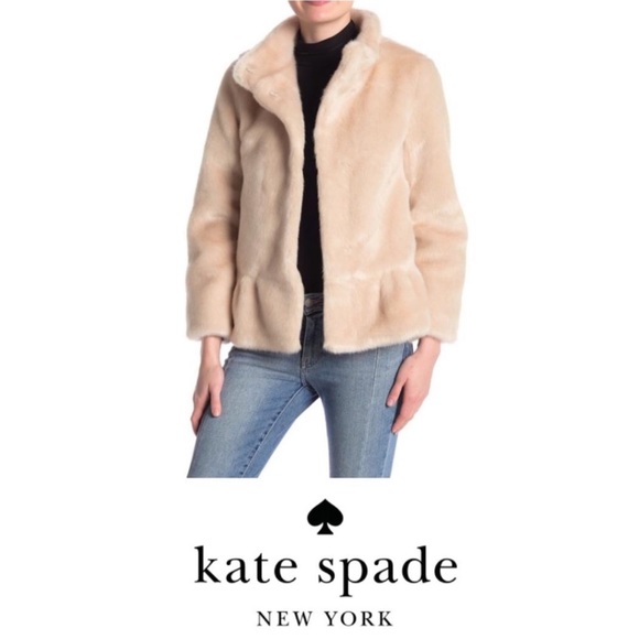 Kate Spade Fur Coat - Picture 3 of 8